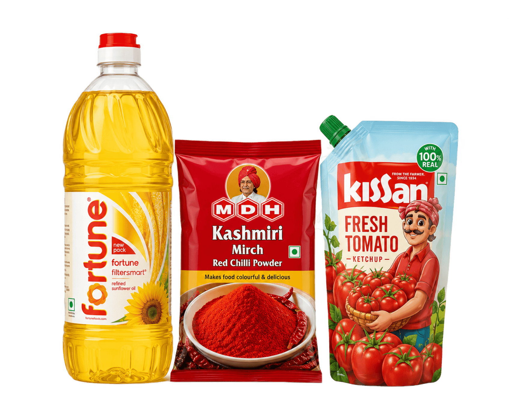 Oils, Masala & Condiments